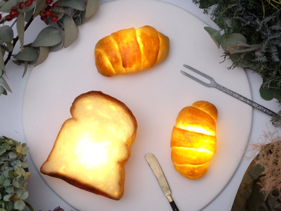 日本超火紅麵包燈！真的麵包做成燈「PAMPSHADE」超療癒創意燈系列